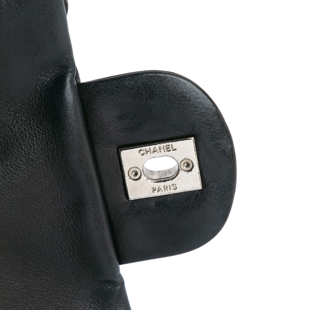 Pre-Loved Chanel Jumbo Calfskin Canebiers Net Flap - Picture 8 of 9